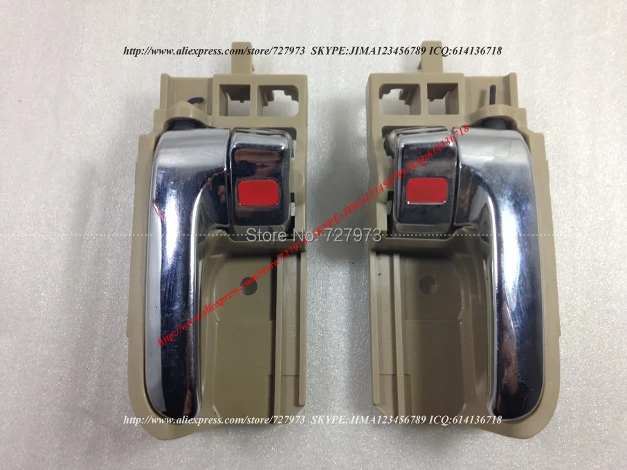 

FRONT OR REAR LEFT+RIGHT DOOR INNER HANDLES WITH ELECTROPLATE CHROME GEELY MK,MK CROSS,LIFAN SOLANO,BYD F3,F3R,GREAT WALL FLORID