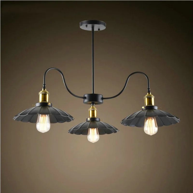 

Pendant Lights Loft Lotus Shape Modern Loft Hanging Metal Pendant Lamp Fixtures E27 E26 LED Bar Suspension Pendant Lamps E045