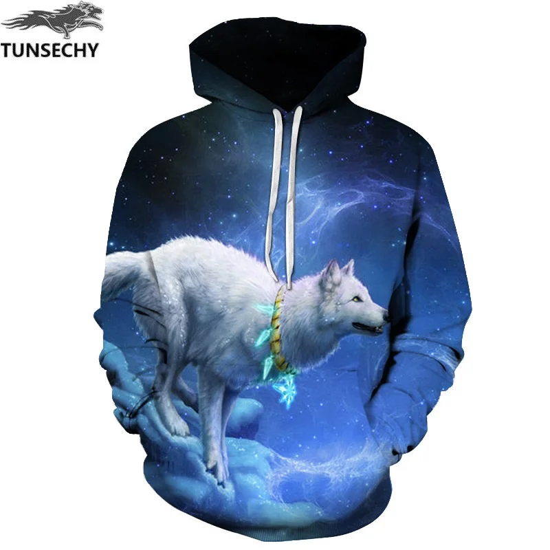 Wolf Printed Hoodies Men 3d Hoodies Brand Sweatshirts Boy Jackets Quality Pullover Fashion Tracksuits Animal Streetwear Out Coat