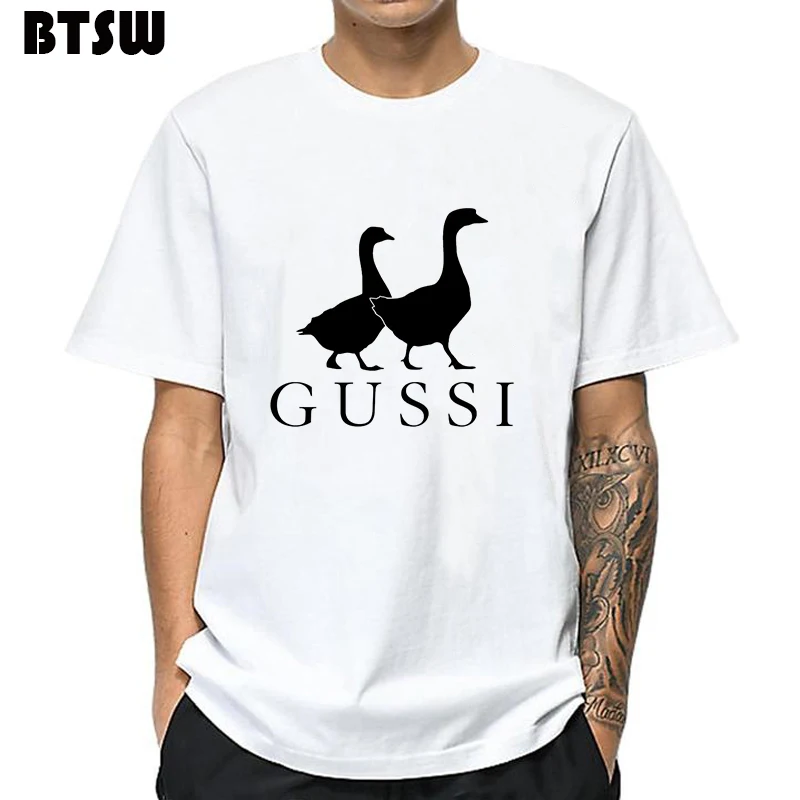 

Men Clothes 2019 Goose Ga Ga Ga Gussi 3 Types Funny T-shirt Harajuku Streetwear Tee Shirt Homme Camisetas Hombre Plus Size Tops