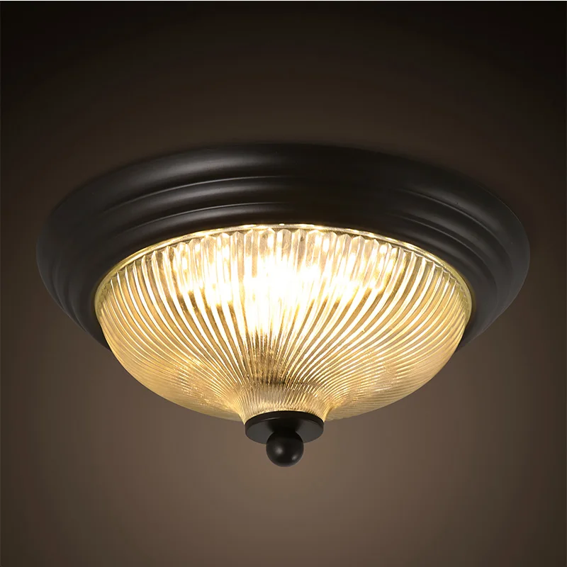 Loft Retro Study Led Ceiling Lamp European Corridor ...