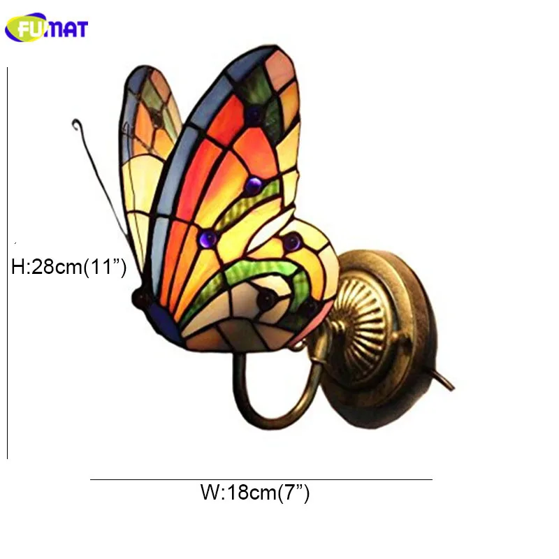 Tiffany Stained Glass Wall Sconce