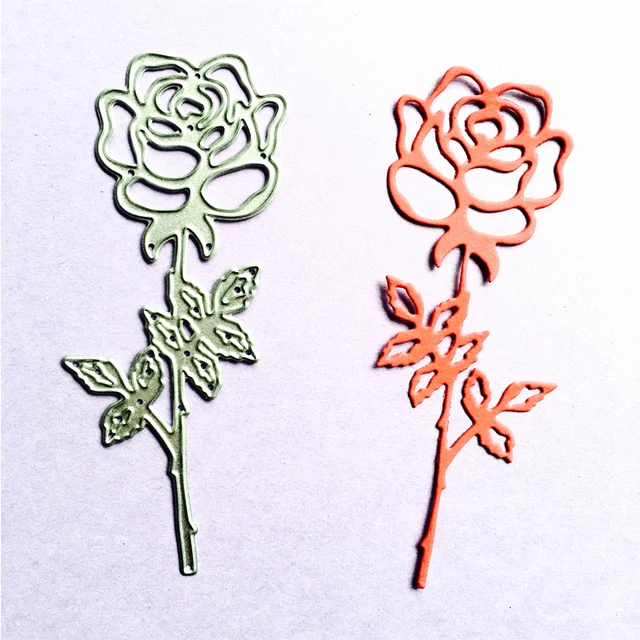 rose flower die cuts metal die cutting dies scrapbooking paper cards