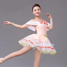 Для девочек романтический цветок балетное платье-пачка Для женщин костюм Поддержка танец C14