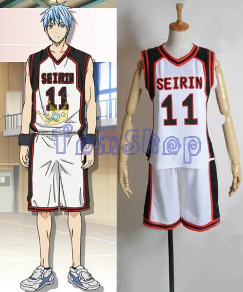 Kuroko no Basuke SEIRIN Kuroko Tetsuya/Kagami Taiga/Hyuga Junpei баскетбольный костюм для косплея Джерси Мужская Спортивная одежда Униформа - Цвет: No 11 Kuroko Tetsuya