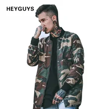 Heyguys 2017 high street europa calle chaqueta camo hip hop pullover traje de invierno chaqueta de los hombres capa ocasional de moda de vestir exteriores jacekts(China (Mainland))