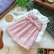 Новинка года, весенне-осенняя одежда для девочек платье для малышей Розовый жилет для девочек платье принцессы Детские универсальные платья без рукавов