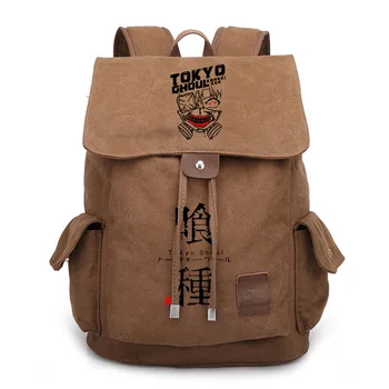 

Tokyo ghouls Ken Kaneki anime canvas backpack shoulder bag laptop bag School bag