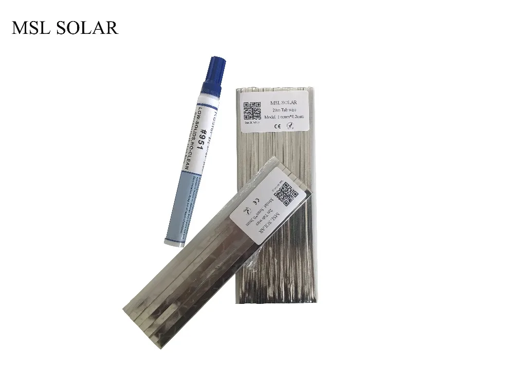 5x5 com 20m Fio de Tabbagem Barramento e 1 Allmejores Faça Você Mesmo Painel Solar Kit 40 Pces Monocristalino Célula 2m Pçs Caneta Fluxo 100 w - Image 4
