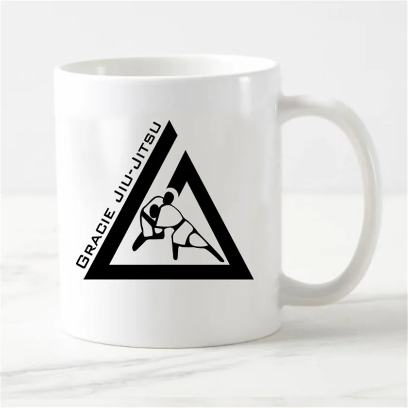 Custom rashguard coffee cup gracie brazilian jiu jitsu short gi bjj jiu