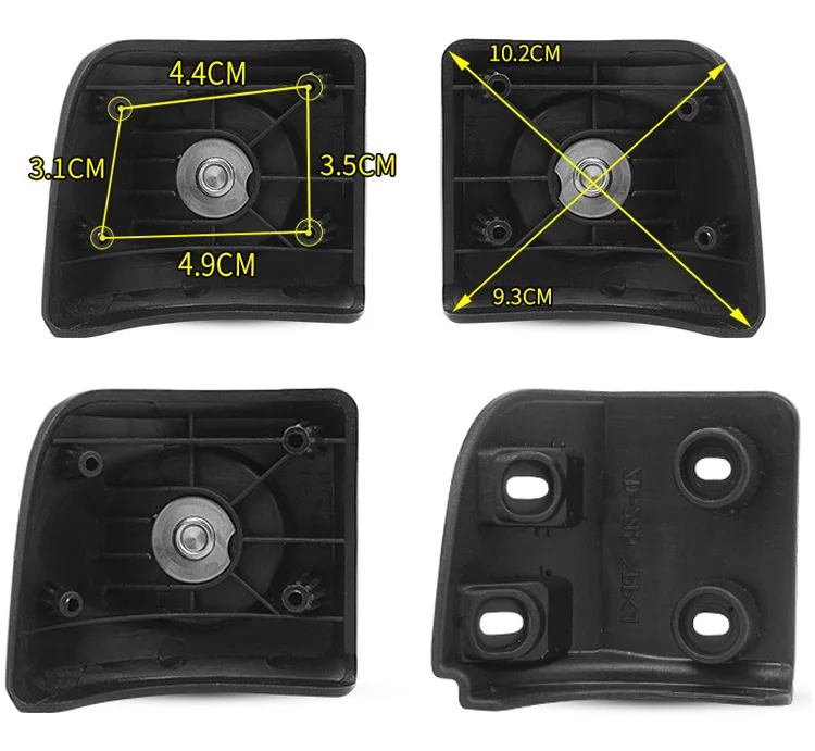 Аксессуары для багажных колес Универсальный чемодан на колесиках ремонт багажа матерчатая коробка колеса пароль ролик Замена колеса