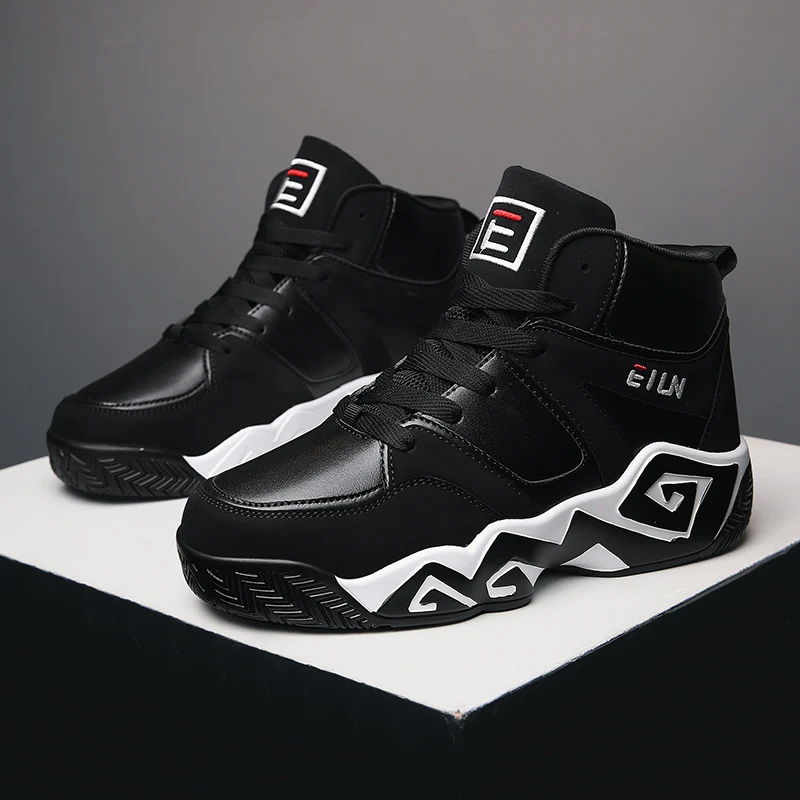 Ceyue 2019 hombres zapatos de baloncesto de alta arriba zapatillas de deporte profesional tobillo zapatos cojín de aire a prueba de golpes a prueba cesta homme baloncesto