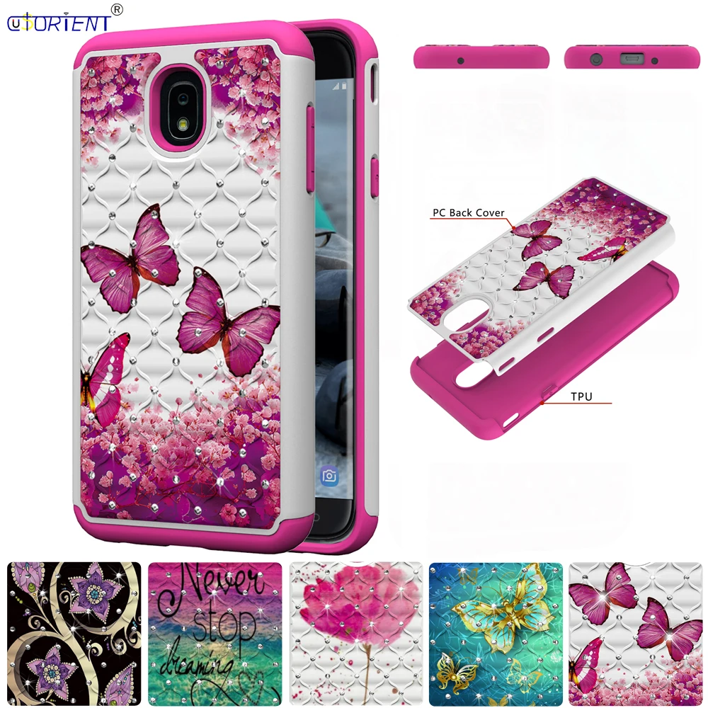 Bling Case For Samsung Galaxy J7 Star J7 V J7 Refine 2018 Hybrid