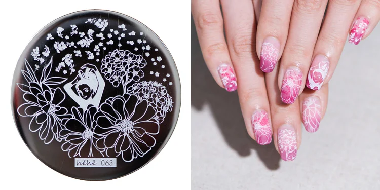 

1PC Nail Stamping Plate Image Transfer Templates Stamp Tool hehe63--Borrow things girl Hayao miyazaki series