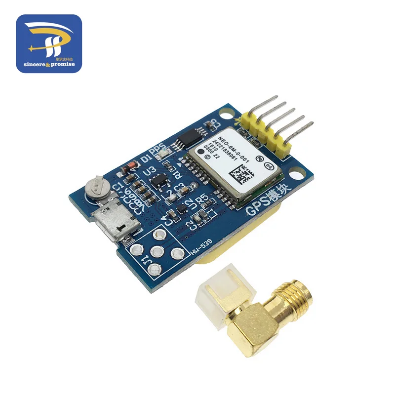 Gps Neo-6m модуль спутникового позиционирования макетная плата NEO-7M 7 м для Arduino STM32 C51 51 MCU микроконтроллер - Цвет: 6M