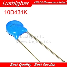 10 шт. 10D431K 430 в Varistor Piezoresistor 10D431