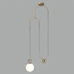 Nordic подвесной светильник Прозрачный стеклянный плафон подвесной светильник Обеденная кафе-бар светодиодный подвесные светильники