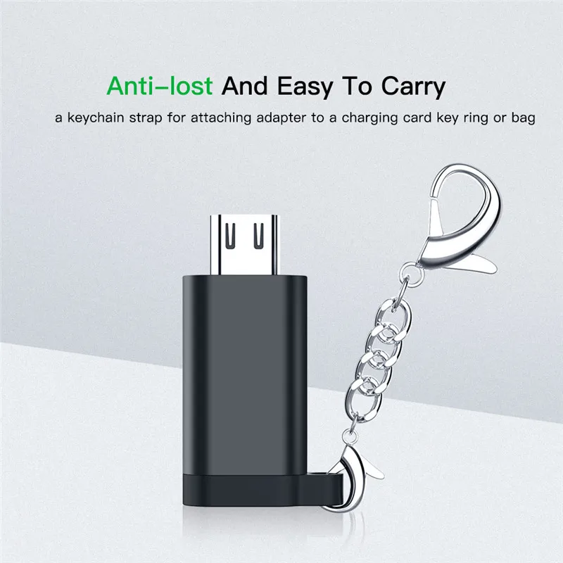 Micro USB адаптер Micro USB Мужской к type-C Женский конвертер USB OTG адаптер данных для samsung Xiaomi huawei телефонный разъем