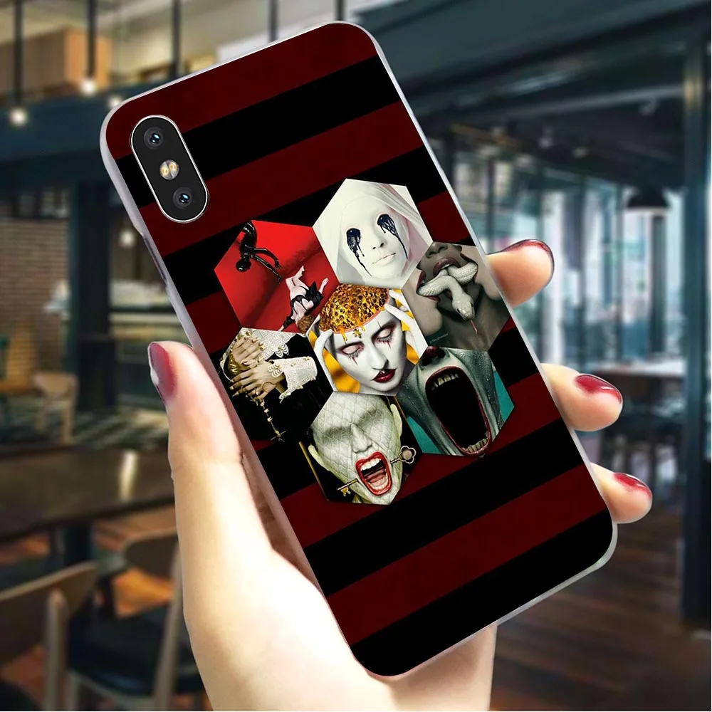 ТВ American Horror Story чехол для телефона чехол для iPhone 5S 5 SE 6 6S Plus/6 Plus/6 S Plus 7 8/7 8 плюс X XS XR Xs Max жесткий чехол с принтом - Цвет: K1021406