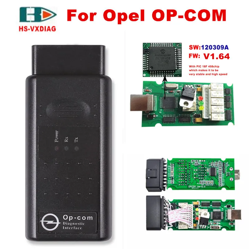 Prix pour 2017 Date OPCOM V1.64 obd2 connecteur Pour Opel auto testeur op-com avec réel pic18f458 SW 120309A voiture outils de diagnostic Livraison le bateau Prix pour 2017 Date OPCOM V1.64 obd2 connecteur Pour Opel auto testeur op-com avec réel pic18f458 SW 120309A voiture outils de diagnostic Livraison le bateau