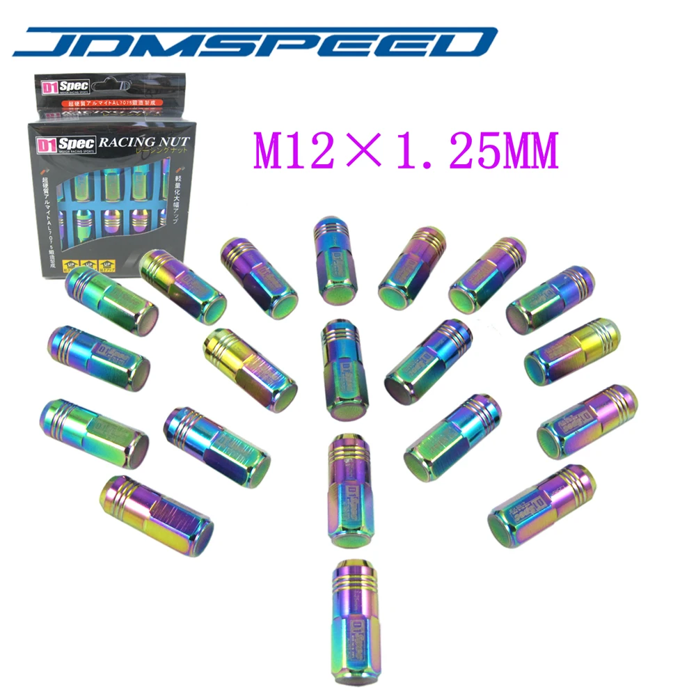 Колёсные гайки Xpower - D1 SPEC JDM NEO CHROME M12X 1 25 мм для Nissan Subaru infiniti (P: 25) | Автомобили и