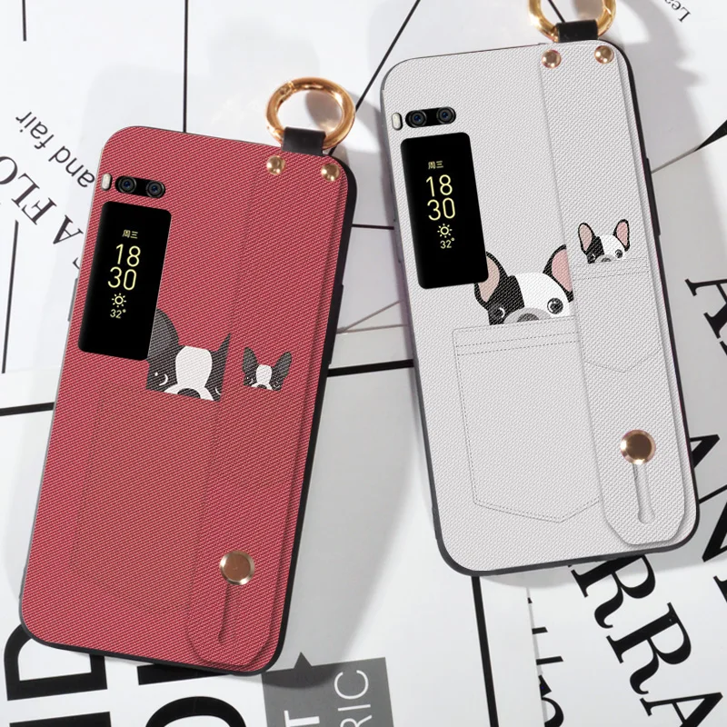 

Soft TPU Strap Phone Case For Meizu U10 U20 E M3E E2 E3 Cute Pocket Dog Back Cover For MEIZU Pro 6 7 Plus Pro6 Pro7 Plus