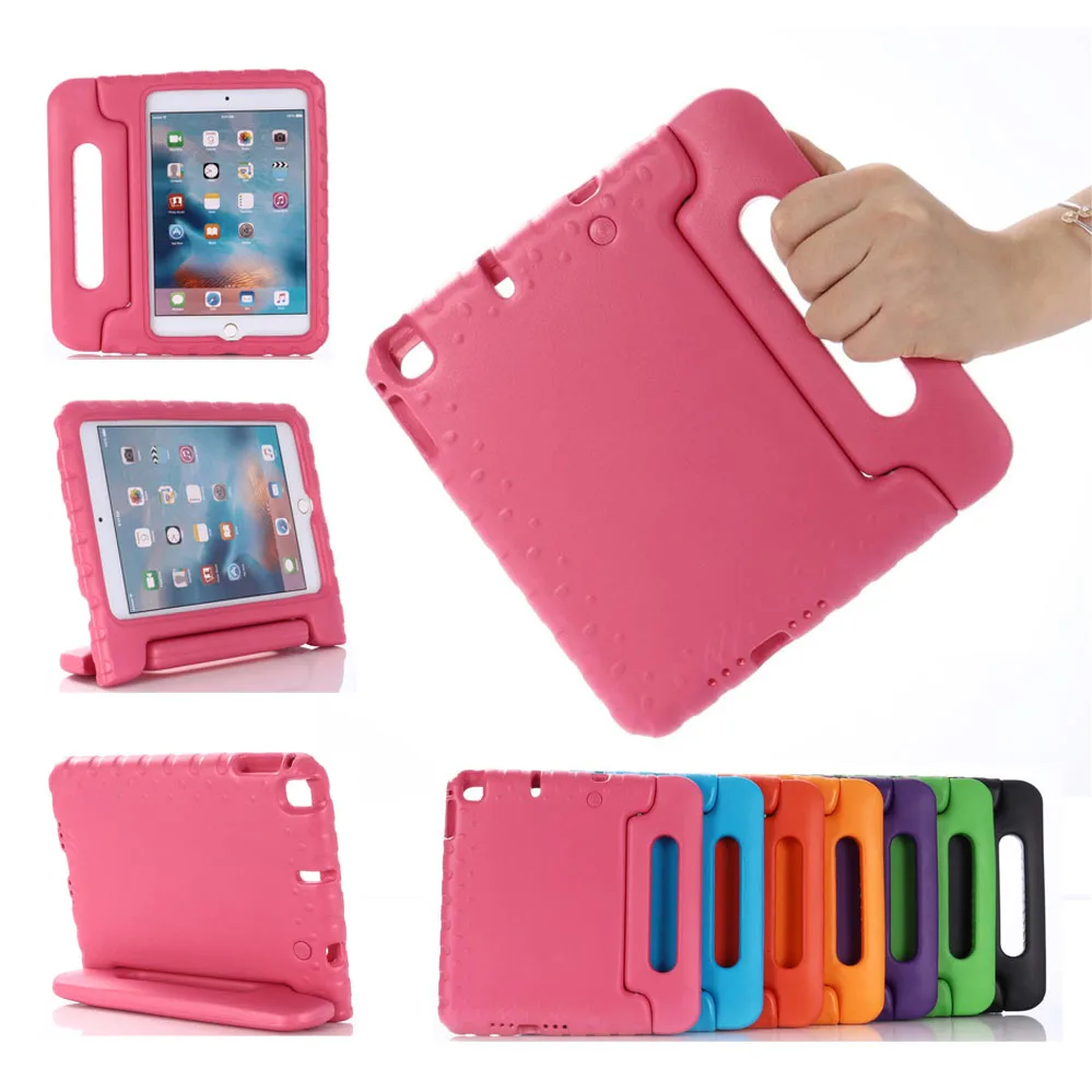 

XSKEMP Table Shell For iPad mini 5 7.9 A2133 A2124 A2126 A2125 Kids Safe Shockproof Rubber Silicone Case Stand Cover Protective