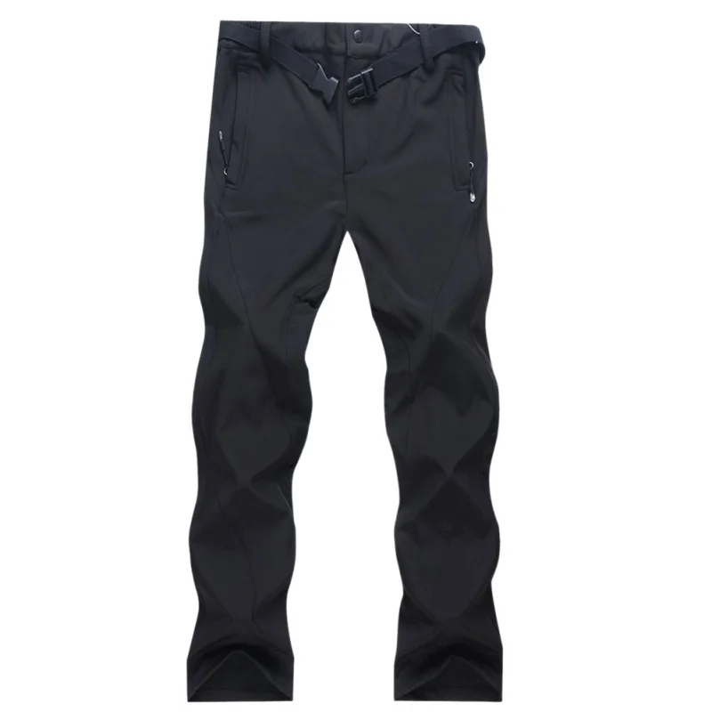 melhor 2017 Homens Novos Quentes de Inverno Calças de Caminhadas Ao Ar Livre Camping Escalada Ski Softshell Calças Impermeáveis À Prova de Vento Térmico Calças