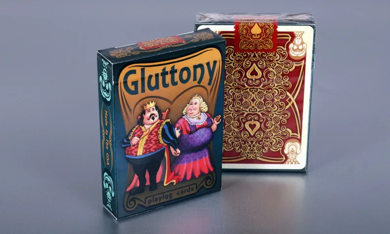 Gluttony колода игральные карты для покера Размер USPCC Custom Limited Editon новые Запечатанные Волшебные трюки