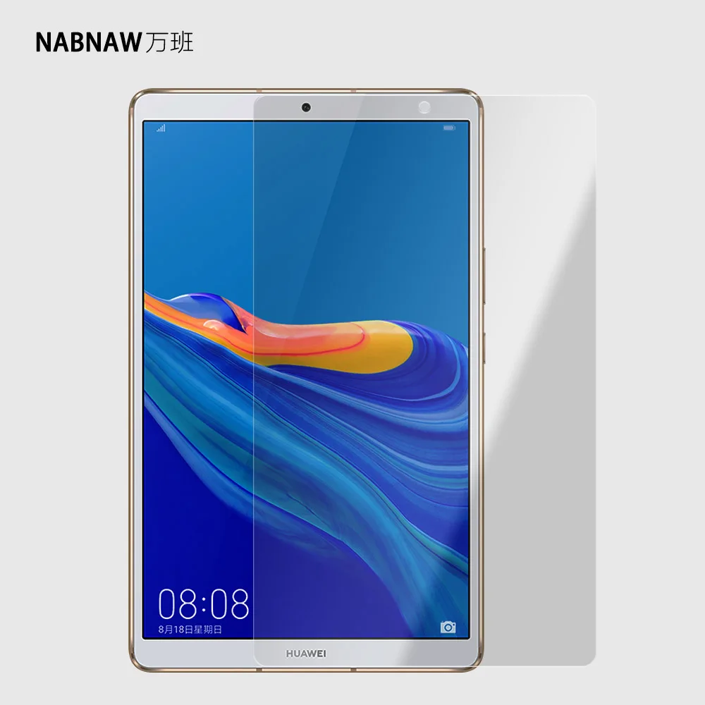 

NABNAW HUAWEI MediaPad M6 10.8 " Tempered Glass Tablet Film 0.3mm Ultra Clear Screen Protector for Huawei M6 8.4 M5 lite 8