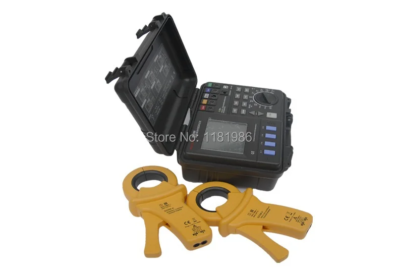 2 Clamp 4 Current Leakage kit Intelligent Ground Earth Resistance Tester Meter Soil Resistivity 2/3/4 Pole USB2.0 MASTECH MS2307 2 Clamp 4 Current Leakage kit Intelligent Ground Earth Resistance Tester Meter Soil Resistivity 2/3/4 Pole USB2.0 MASTECH MS2307