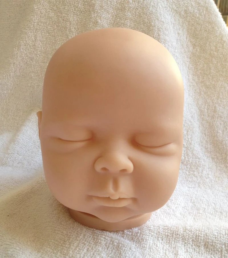 20inch DIY girl Vinyl Silicone Reborn Baby Doll Kit Unpainted Blank Doll Kit Toys for Children