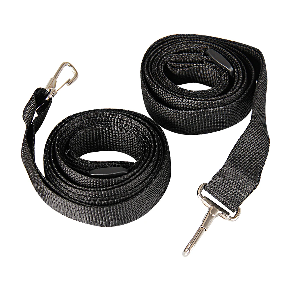 

78811 ADJUSTABLE TO 96" BLACK BIMINI TOP STRAPS PAIR BOAT HARDWARE