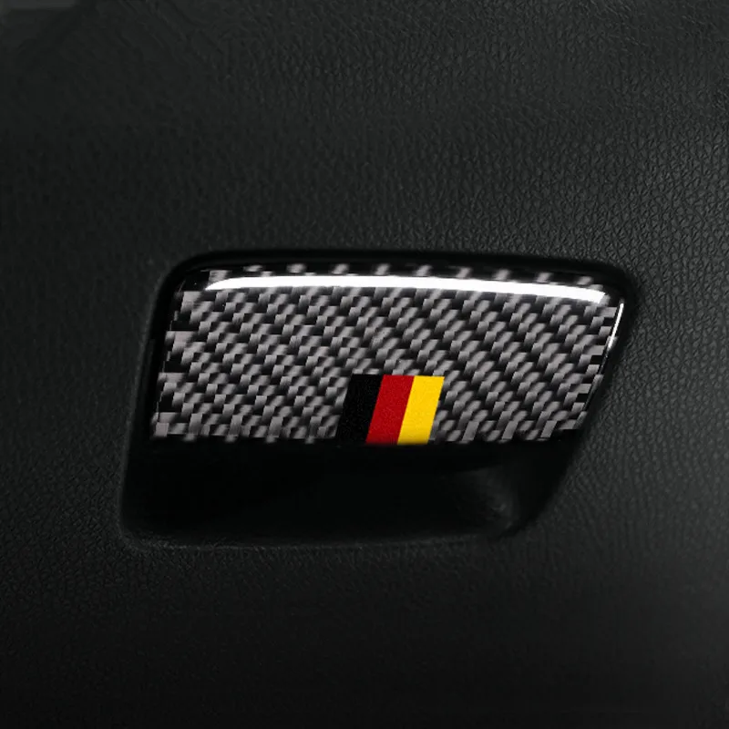TPIC-carbon-Fiber-Assistant-driver-s-Storage-Box-Stickers-For-Mercedes-A-Class-2013-2018-CLA (4)