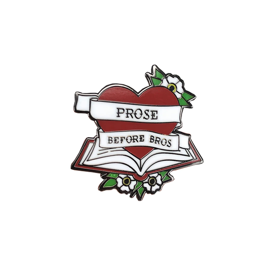 Book Lover Women Enamel Pin | Дом и сад