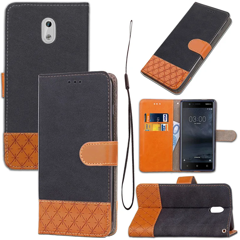 

Flip Case For Nokia 3 Cover Wallet Leather Cover Fundas Silicone Phone Case Coque For Nokia 3 Nokia3 TA 1020 1032 TA-1032 Case