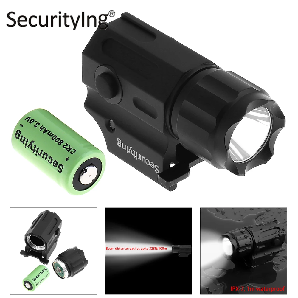 SecurityIng Waterproof XP G R5 LED Tactical Flashlight Mini Military