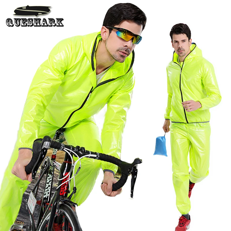 online Quick Dry Ciclismo Capa De Chuva TPU Bicicleta de Estrada MTB Montanha de Bicicleta À Prova D Água Homens Jaqueta Mulheres Casacos De Chuva Poncho Ciclismo Roupas
