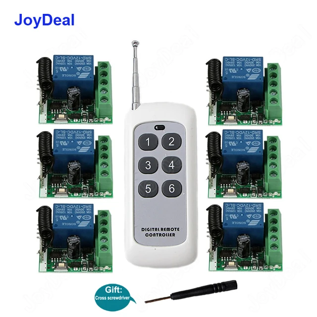 DC 12V 1CH 433Mhz RF Relay Smart Wireless Remote Control Light