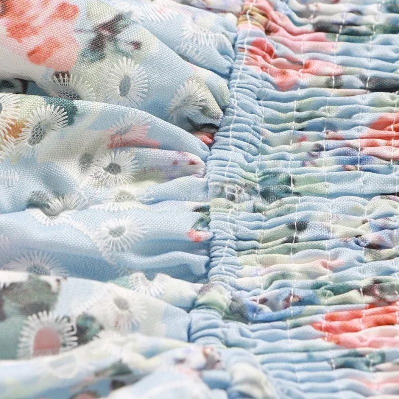 [LIVIVIO] Boho Ruffle Hem без рукавов белый кружевной топ Женская одежда 2019 Лето бретелек Cami