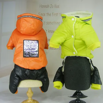 

New Winter Polyester Dog Coat Christmas Warm and Comfortable Dog Clothes with Hat for Small and Medium Dog Pet Clothes