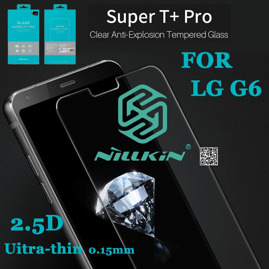 imágenes para Nillkin Súper T + Pro 2.5D Vidrio Templado Para El LG G6 Pantalla Ultra-delgado 0.15mm Película imágenes para Nillkin Súper T + Pro 2.5D Vidrio Templado Para El LG G6 Pantalla Ultra-delgado 0.15mm Película