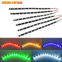 FEELDO 10 шт. автомобиль 30 см 3528SMD 15 светодиодный гибкий дневной ходовой светодиодная система DRL полосы света 5 цветов# CA1567