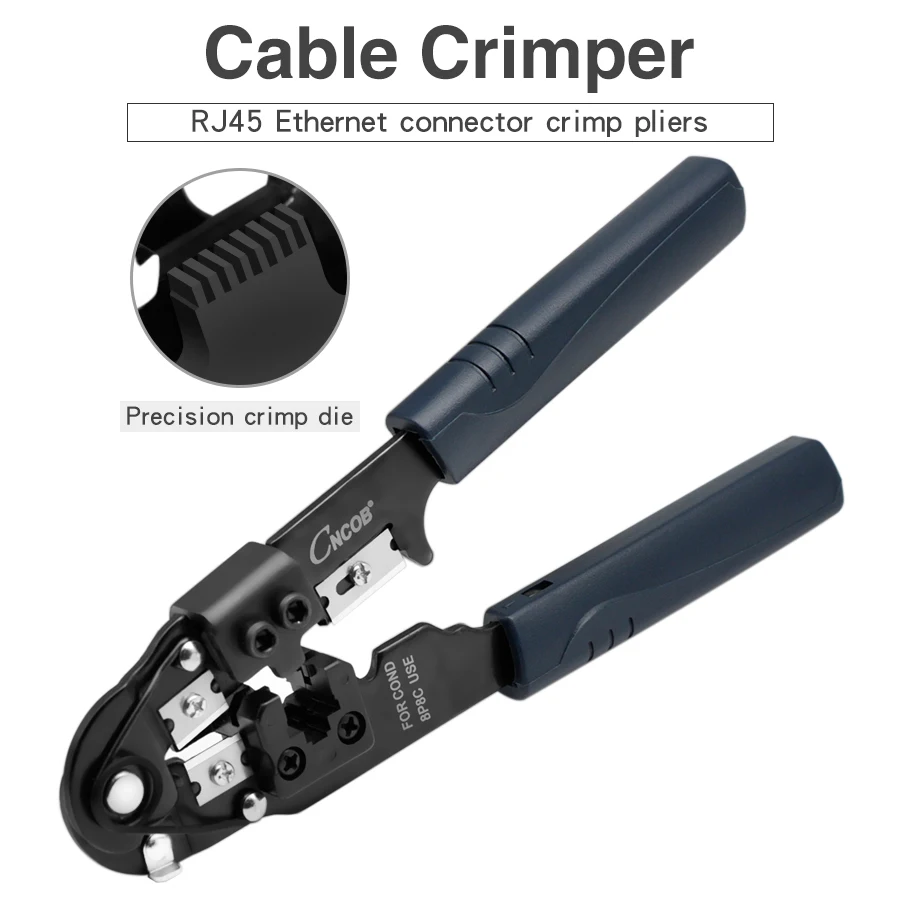 Обжимные Щипцы для кабеля CNCOB 8P8C коннектор Ethernet rj45 обжимные компьютерные ручные
