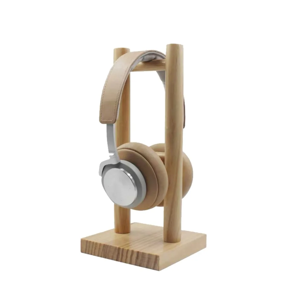 IMTTSTR Universal Real Wood Headphone Stand Holder Display for bracket for Headset Holder Rack Hang