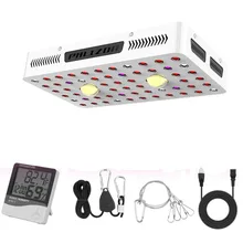 Phlizon 1000 Вт COB светодиодный светильник для выращивания, полный спектр, УФ ИК, комнатное растение, теплица, гидропонный цветок Вег с сертификатами, двойной чип