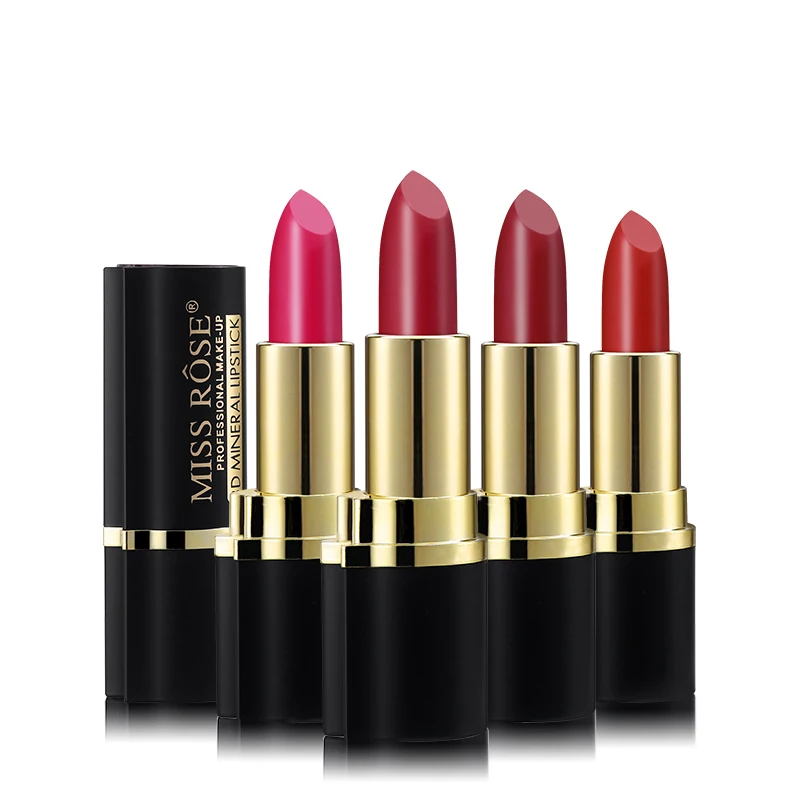 1 шт. профессиональный макияж матовые помады Nude Lip Stick Водонепроницаемый