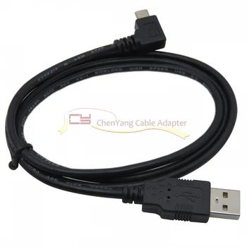 

100PCS/CY 3m 2m 1.5m 1m Left angled Right Angled 90 Degree Micro USB Male to USB 2.0 Data Charge Cable for Phone & Tablet Black