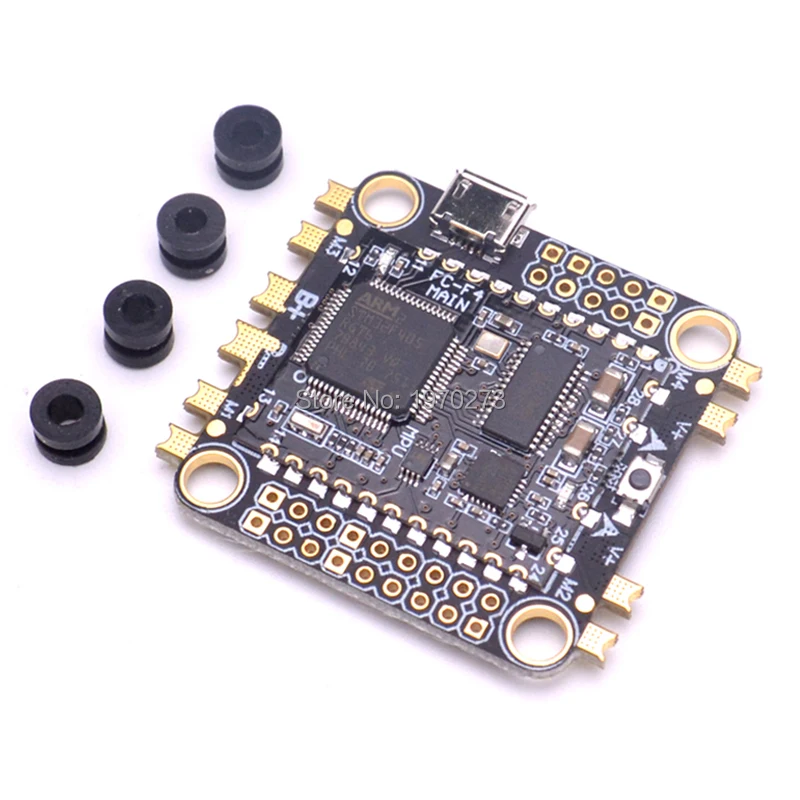 

F4 PDB Flight Controller AIO OSD 5V BEC Current Sensor w/ Anti Vribration Shock Balls For RC Models Quadcopter