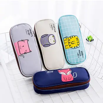 

Adeeing Cute Pencil Pen Case Simple Concise Multifunction Cute Floral Pencil Pen Case Bag Pouch Holder d15